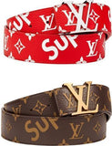 SUPREME X LV INITIALES BELT